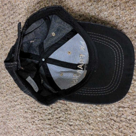 Denim jean texture baseball cap San Francisco - Picture 2 of 4